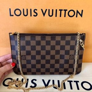 Louis Vuitton DE Neverfull Pochette Crossbody Auth